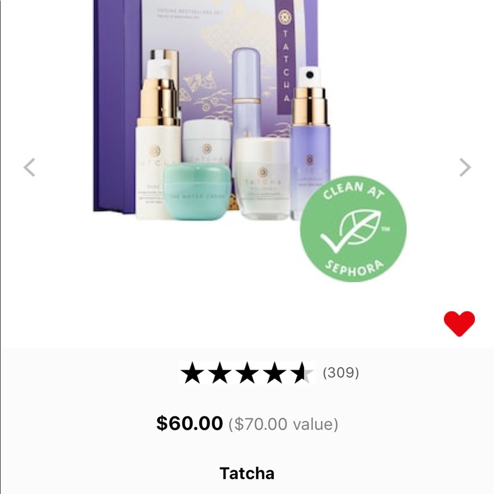 TATCHA Sets skincare NEW unused
